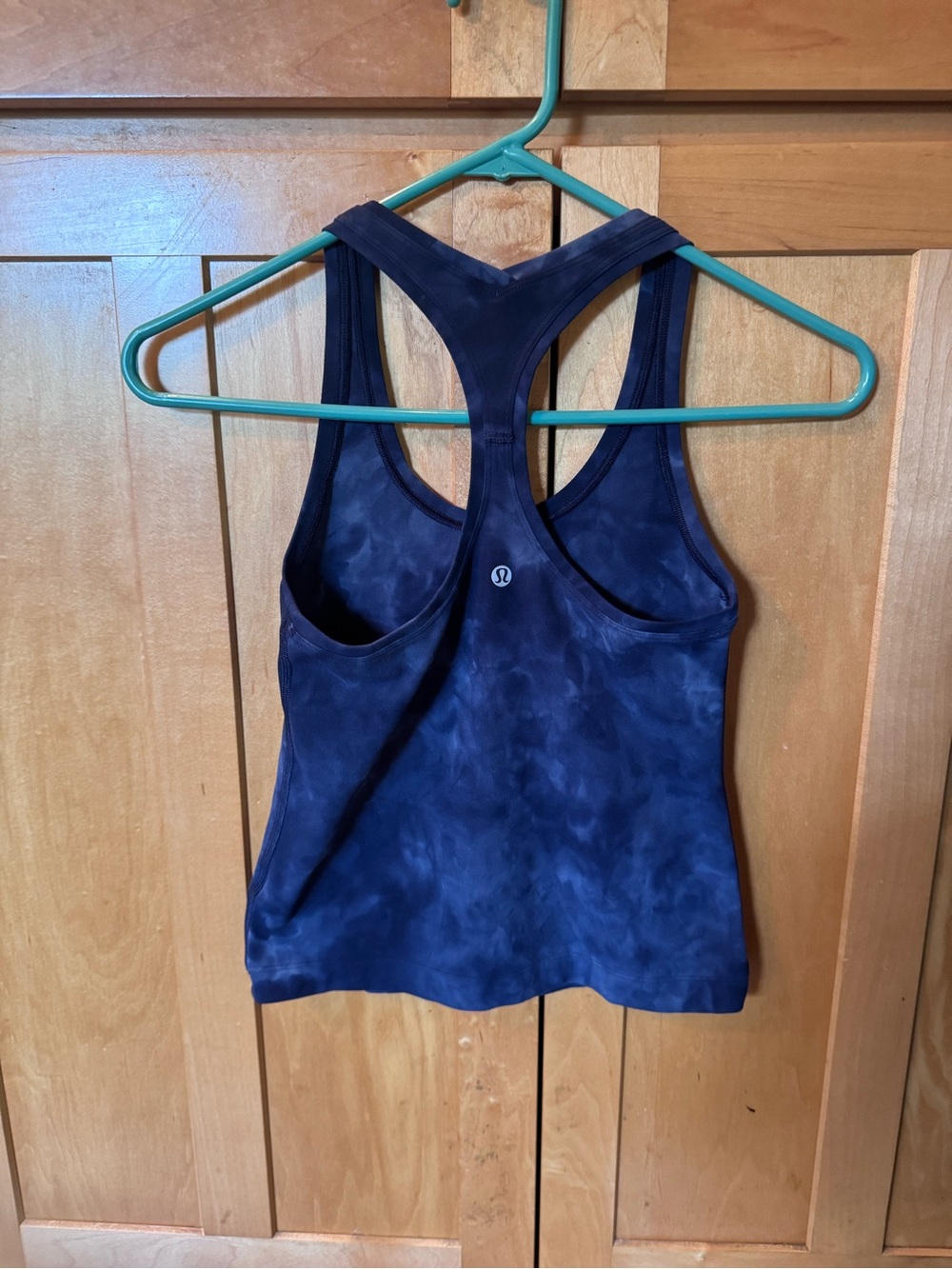 lululemon athletica Navy Tie-Dye Racerback Tank Top